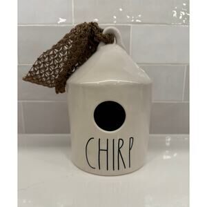 Rae Dunn CHIRP Ceramic Birdhouse